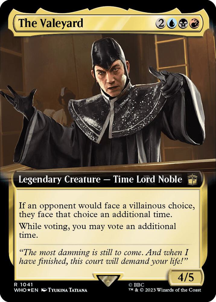 The Valeyard 1041 (Universes Beyond: Doctor Who)  - Foil | Good Games Adelaide SA