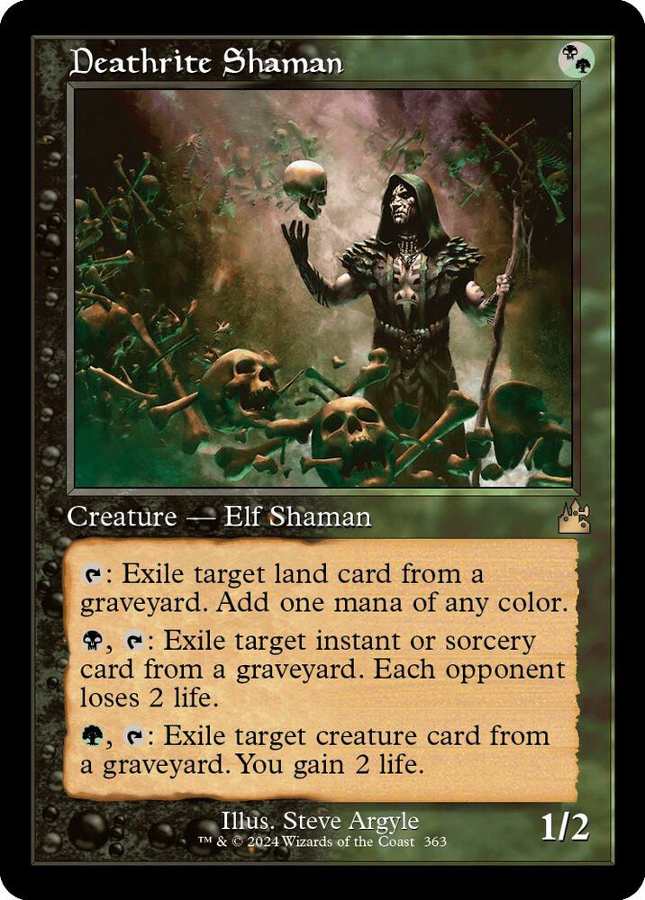 Deathrite Shaman 363 (Ravnica Remastered)  - Foil | Good Games Adelaide SA