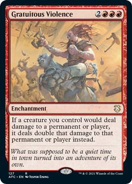 Gratuitous Violence 127 (Commander: Adventures in the Forgotten Realms)  | Good Games Adelaide SA