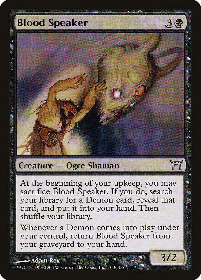 Blood Speaker 103 (Champions of Kamigawa)  - Foil | Good Games Adelaide SA