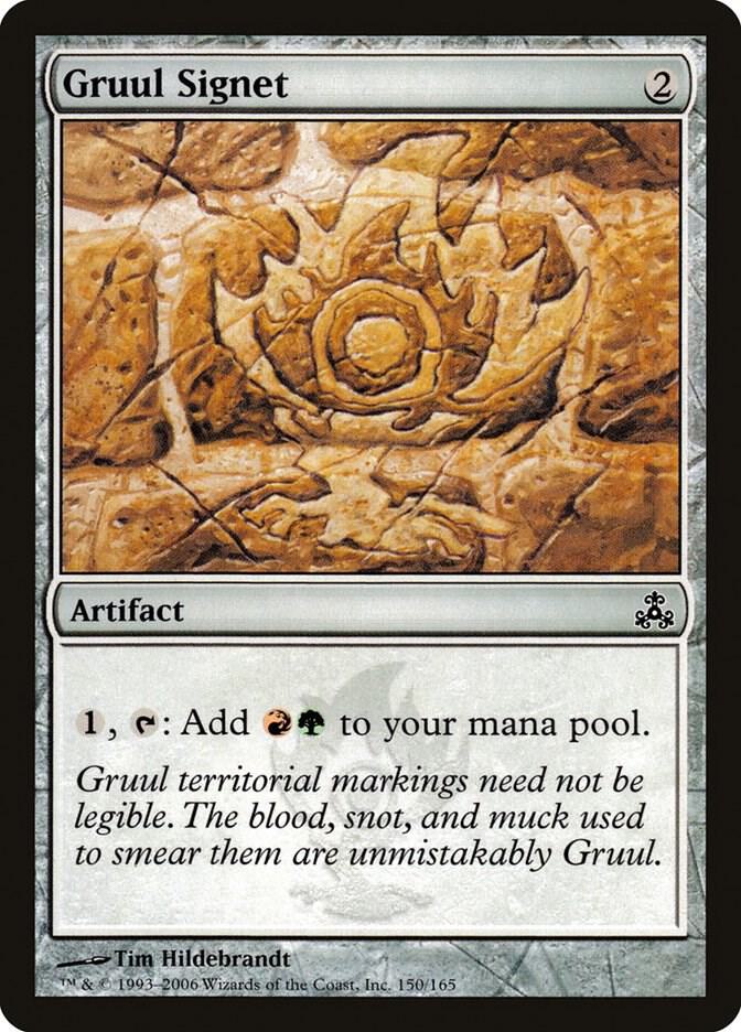 Gruul Signet 150 (Guildpact)  - Foil | Good Games Adelaide SA