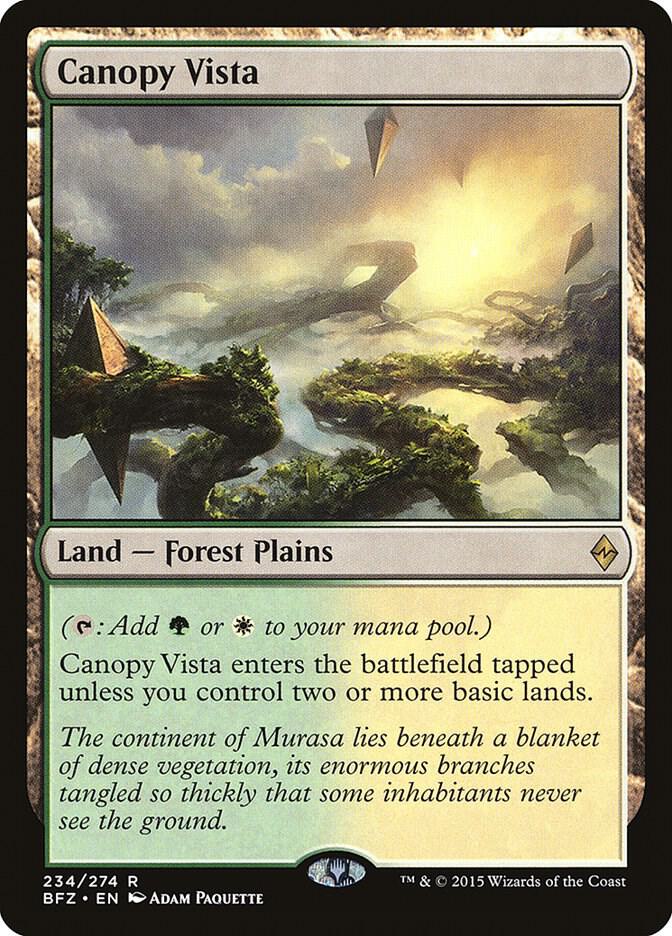 Canopy Vista 234/274 (Battle for Zendikar)  | Good Games Adelaide SA