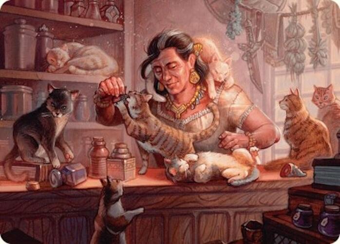 Cat Collector Art Card (1/54) [Foundations Art Series] | Good Games Adelaide SA