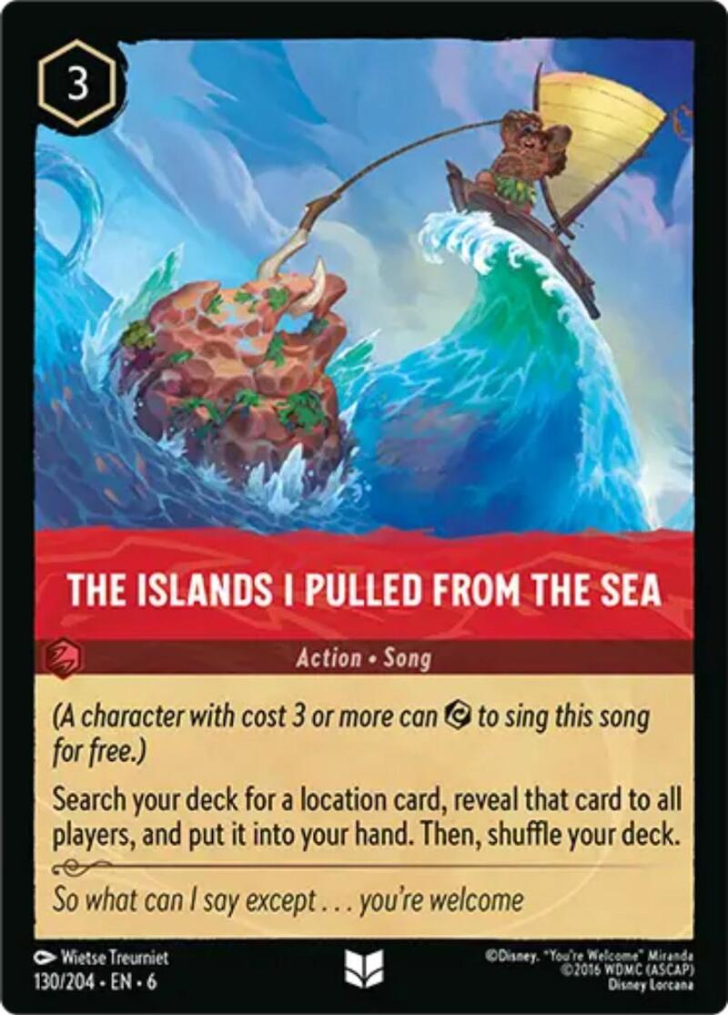 The Islands I Pulled From The Sea (130/204) [Azurite Sea] | Good Games Adelaide SA