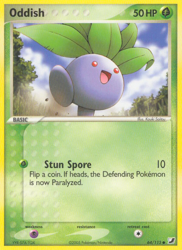 Oddish (64/115) [EX: Unseen Forces] | Good Games Adelaide SA