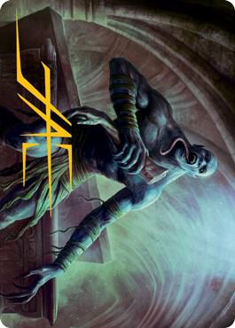 Ghoul Art Card Gold Stamped Signature 18 (Art Series: Adventures in the Forgotten Realms)  | Good Games Adelaide SA