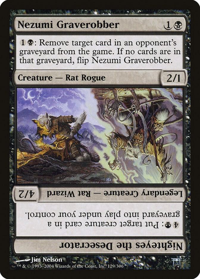 Nezumi Graverobber // Nighteyes the Desecrator 129 (Champions of Kamigawa)  - Foil | Good Games Adelaide SA