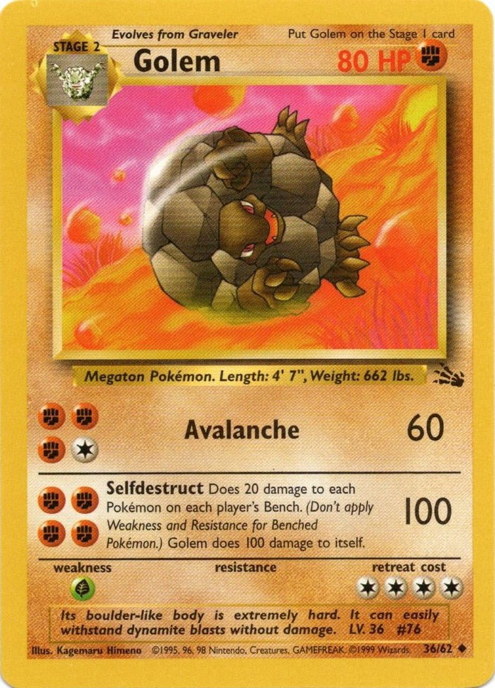 Golem (36/62) [Fossil Unlimited] | Good Games Adelaide SA