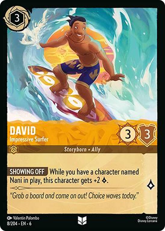 David - Impressive Surfer (8/204) [Azurite Sea] | Good Games Adelaide SA