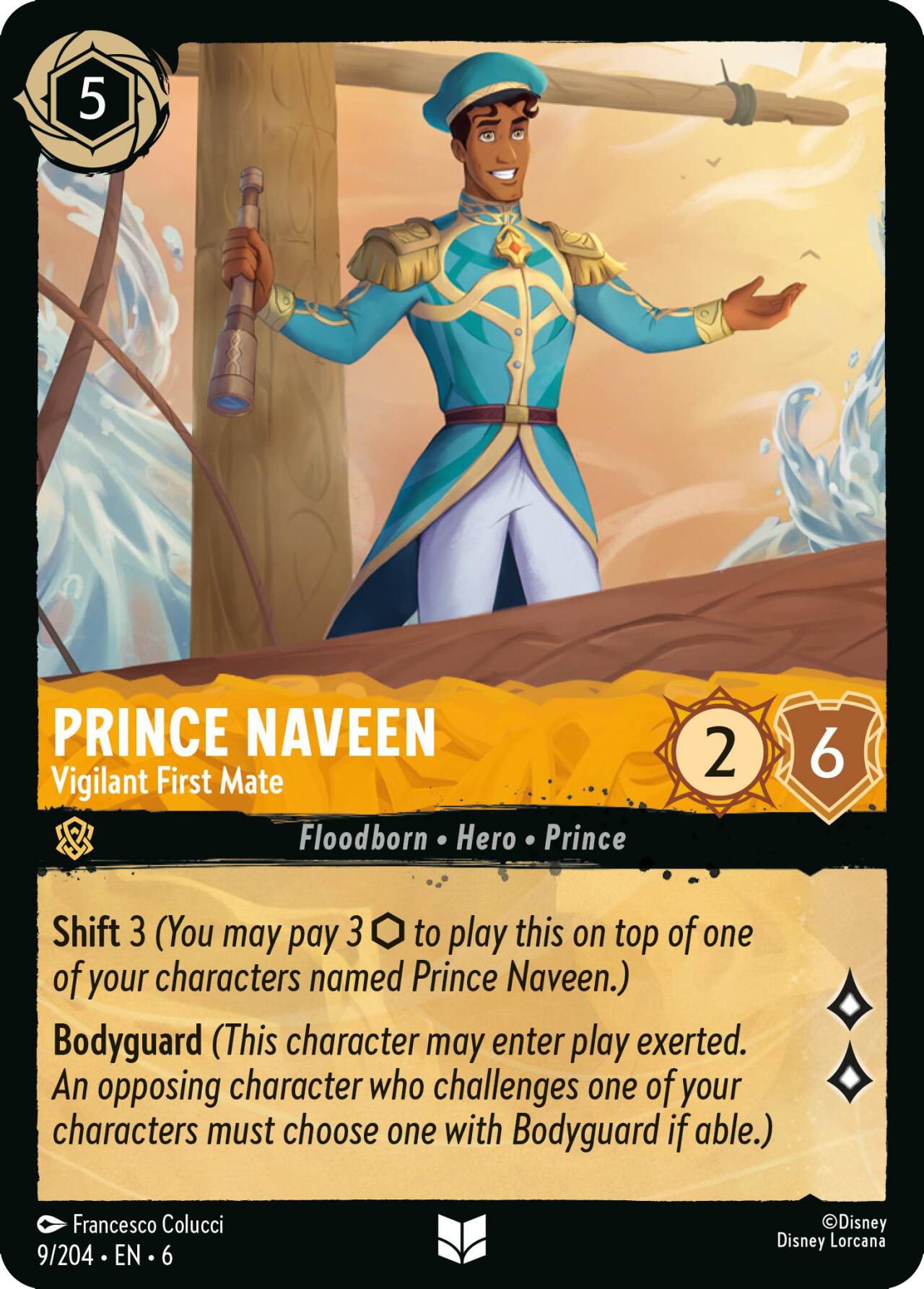 Prince Naveen - Vigilant First Mate (9/204) [Azurite Sea] | Good Games Adelaide SA