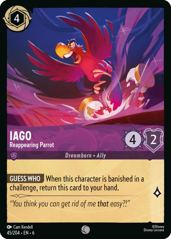 Iago - Reappearing Parrot (45/204) [Azurite Sea] | Good Games Adelaide SA