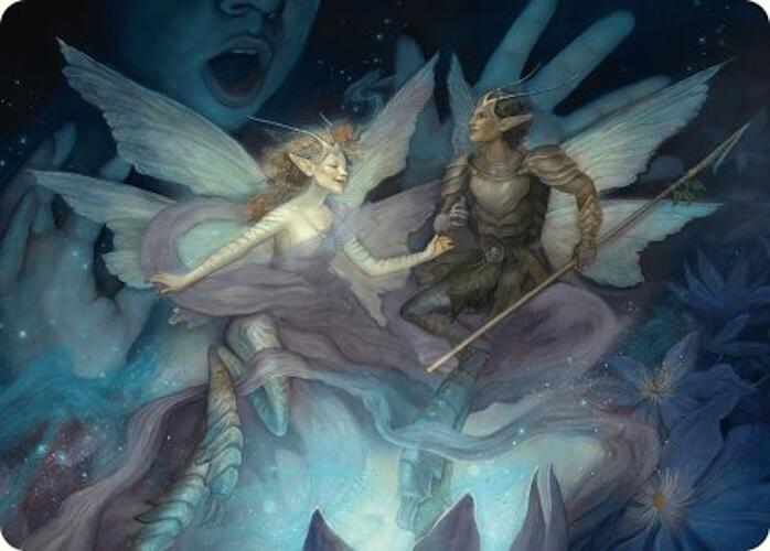Faebloom Trick Art Card (6/54) [Foundations Art Series] | Good Games Adelaide SA