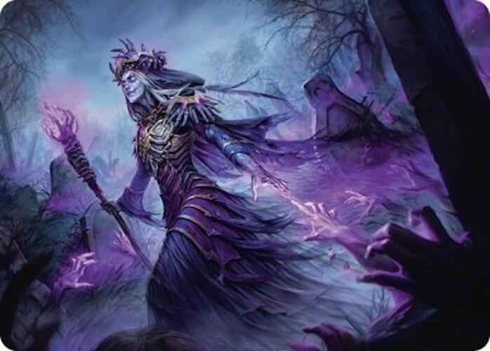 Zul Ashur, Lich Lord Art Card (10/54) [Foundations Art Series] | Good Games Adelaide SA