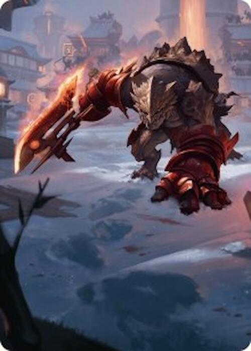 Searslicer Goblin Art Card (39/54) [Foundations Art Series] | Good Games Adelaide SA