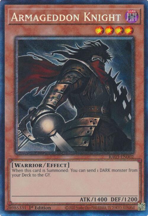 Armageddon Knight (CR) [RA03-EN002] Collector's Rare | Good Games Adelaide SA