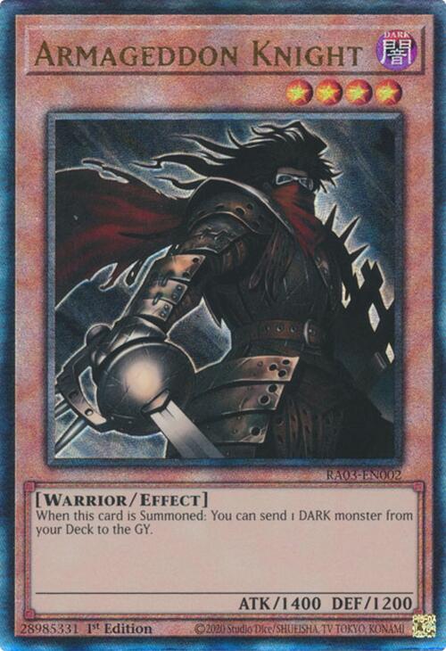 Armageddon Knight (UTR) [RA03-EN002] Ultimate Rare | Good Games Adelaide SA
