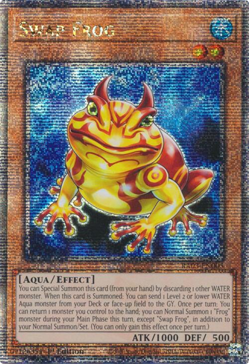 Swap Frog (Quarter Century Secret Rare) [RA03-EN005] Quarter Century Secret Rare | Good Games Adelaide SA