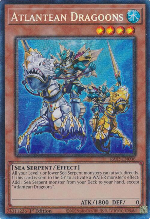 Atlantean Dragoons (CR) [RA03-EN006] Collector's Rare | Good Games Adelaide SA