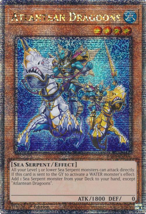 Atlantean Dragoons (Quarter Century Secret Rare) [RA03-EN006] Quarter Century Secret Rare | Good Games Adelaide SA