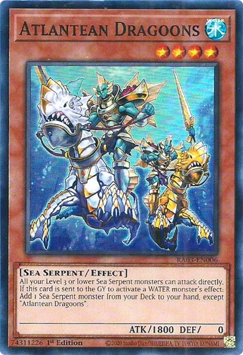 Atlantean Dragoons [RA03-EN006] Super Rare | Good Games Adelaide SA