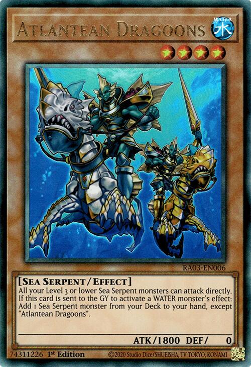 Atlantean Dragoons (UTR) [RA03-EN006] Ultimate Rare | Good Games Adelaide SA