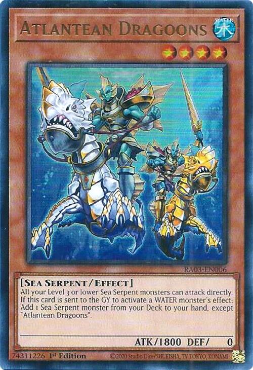 Atlantean Dragoons (UR) [RA03-EN006] Ultra Rare | Good Games Adelaide SA