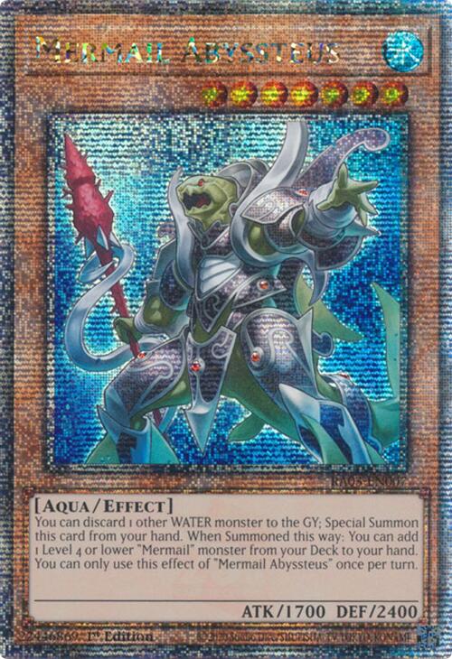 Mermail Abyssteus (Quarter Century Secret Rare) [RA03-EN007] Quarter Century Secret Rare | Good Games Adelaide SA