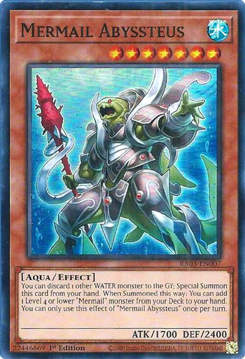 Mermail Abyssteus [RA03-EN007] Super Rare | Good Games Adelaide SA