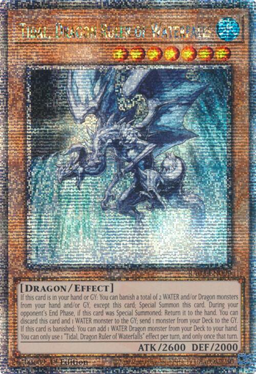 Tidal, Dragon Ruler of Waterfalls (Quarter Century Secret Rare) [RA03-EN009] Quarter Century Secret Rare | Good Games Adelaide SA