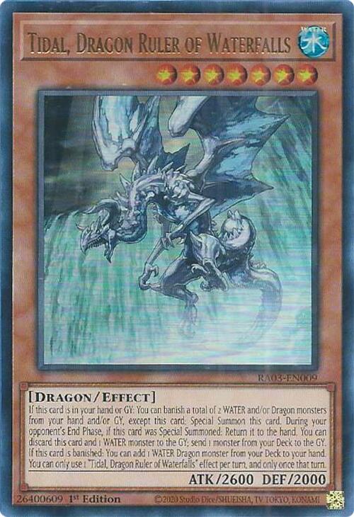 Tidal, Dragon Ruler of Waterfalls (UR) [RA03-EN009] Ultra Rare | Good Games Adelaide SA
