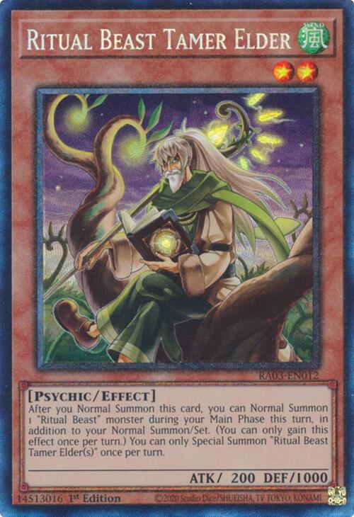 Ritual Beast Tamer Elder (CR) [RA03-EN012] Collector's Rare | Good Games Adelaide SA