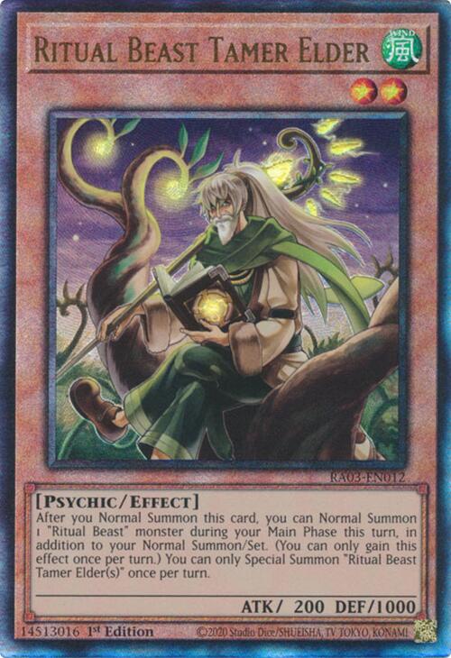 Ritual Beast Tamer Elder (UTR) [RA03-EN012] Ultimate Rare | Good Games Adelaide SA