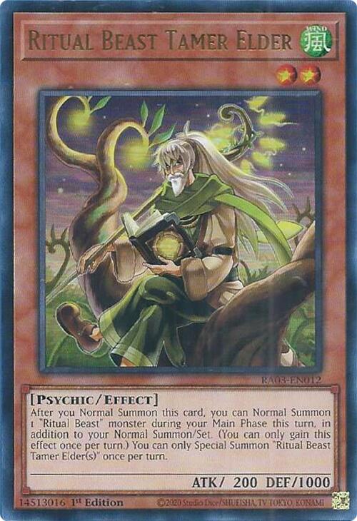 Ritual Beast Tamer Elder (UR) [RA03-EN012] Ultra Rare | Good Games Adelaide SA