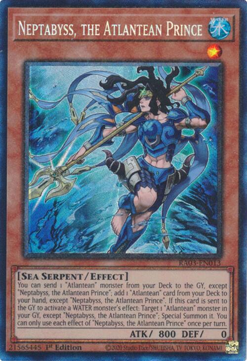 Neptabyss, the Atlantean Prince (CR) [RA03-EN013] Collector's Rare | Good Games Adelaide SA