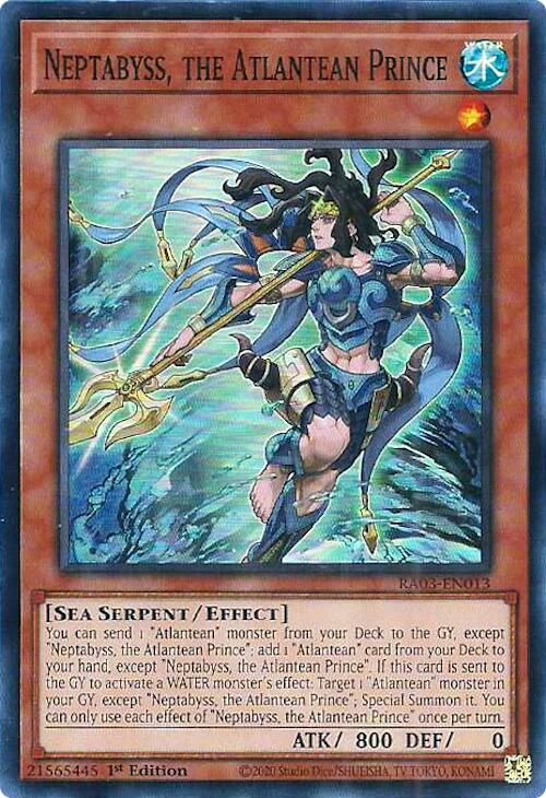 Neptabyss, the Atlantean Prince [RA03-EN013] Super Rare | Good Games Adelaide SA