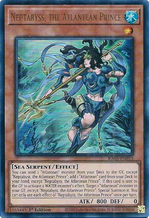 Neptabyss, the Atlantean Prince (UR) [RA03-EN013] Ultra Rare | Good Games Adelaide SA