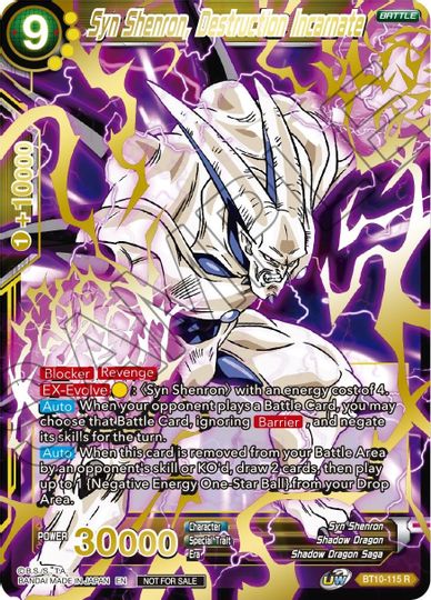 Syn Shenron, Destruction Incarnate (Alternate Art) (BT10-115) [Tournament Promotion Cards] | Good Games Adelaide SA