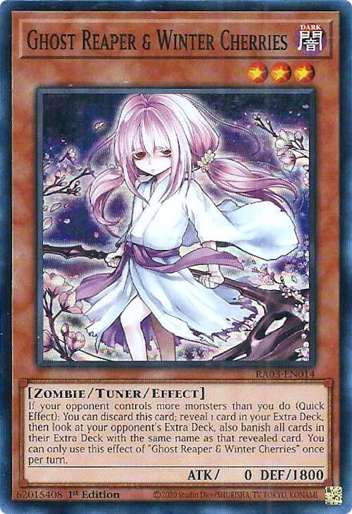 Ghost Reaper & Winter Cherries [RA03-EN014] Super Rare | Good Games Adelaide SA