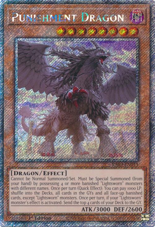 Punishment Dragon (Platinum Secret Rare) [RA03-EN015] Platinum Secret Rare | Good Games Adelaide SA