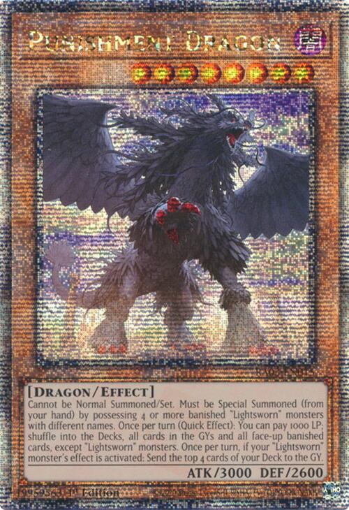Punishment Dragon (Quarter Century Secret Rare) [RA03-EN015] Quarter Century Secret Rare | Good Games Adelaide SA