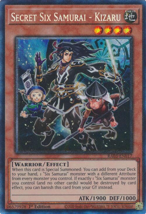 Secret Six Samurai - Kizaru (CR) [RA03-EN017] Collector's Rare | Good Games Adelaide SA