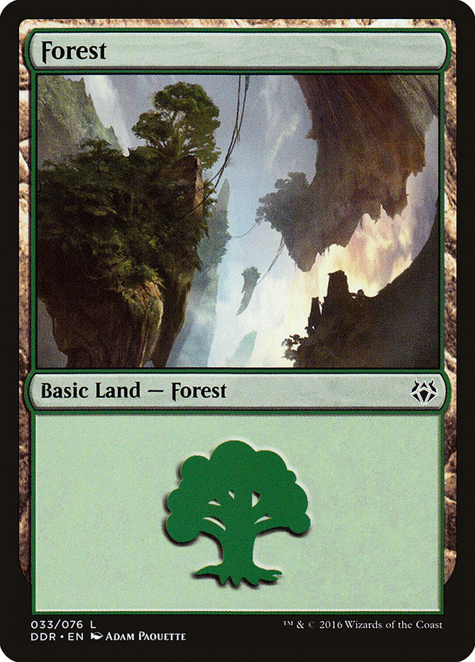 Forest (33) [Duel Decks: Nissa vs. Ob Nixilis] | Good Games Adelaide SA