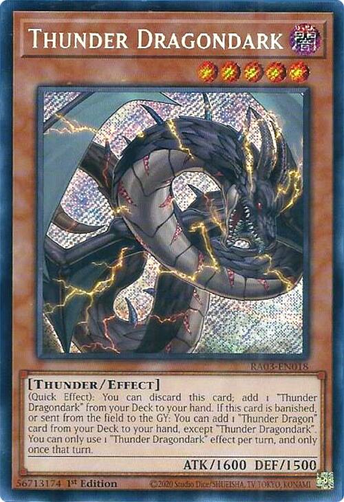 Thunder Dragondark (Secret Rare) [RA03-EN018] Secret Rare | Good Games Adelaide SA