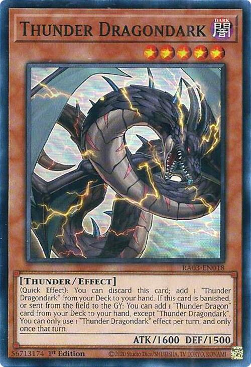 Thunder Dragondark [RA03-EN018] Super Rare | Good Games Adelaide SA