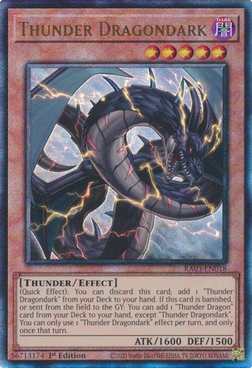 Thunder Dragondark (UTR) [RA03-EN018] Ultimate Rare | Good Games Adelaide SA