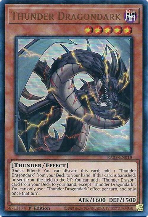 Thunder Dragondark (UR) [RA03-EN018] Ultra Rare | Good Games Adelaide SA