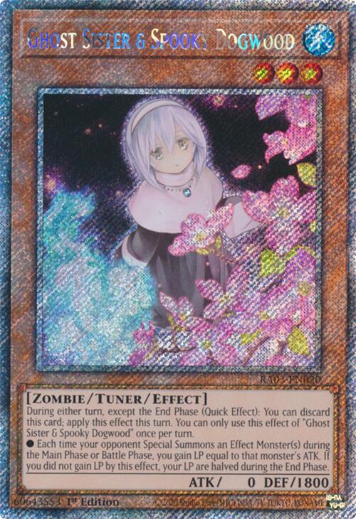 Ghost Sister & Spooky Dogwood (Platinum Secret Rare) [RA03-EN020] Platinum Secret Rare | Good Games Adelaide SA