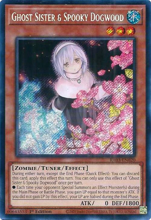 Ghost Sister & Spooky Dogwood (Secret Rare) [RA03-EN020] Secret Rare | Good Games Adelaide SA