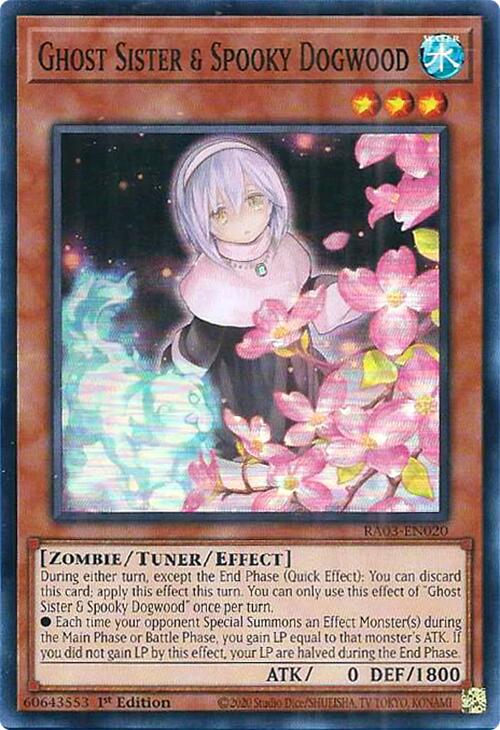 Ghost Sister & Spooky Dogwood [RA03-EN020] Super Rare | Good Games Adelaide SA