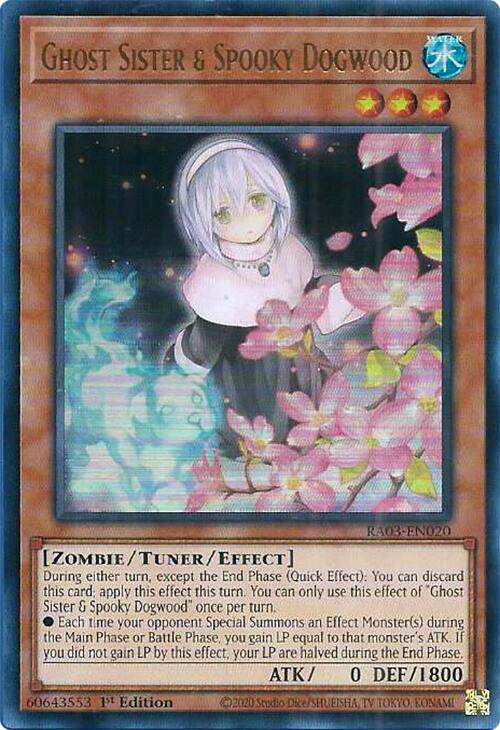 Ghost Sister & Spooky Dogwood (UR) [RA03-EN020] Ultra Rare | Good Games Adelaide SA
